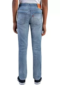 Boys 8-20 Skinny Knit Pull On Pants