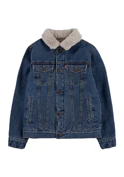Boys 8-20 Sherpa Lined Trucker Jacket