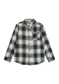 Boys 8-20 Flannel One Pocket Shirt