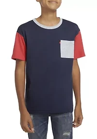 Boys 8-20 Stay Loose Color Block T-Shirt