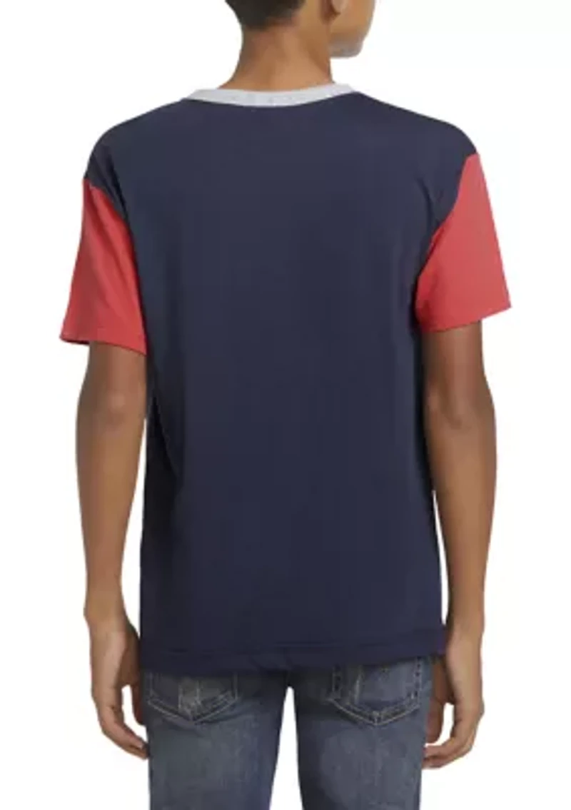 Boys 8-20 Stay Loose Color Block T-Shirt