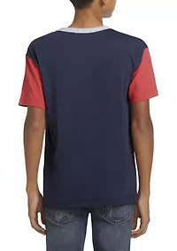 Boys 8-20 Stay Loose Color Block T-Shirt