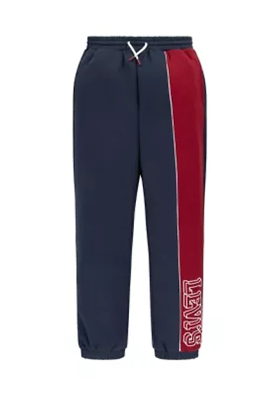 Boys 8-20 Logo Color Block Piped Joggers