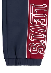 Boys 8-20 Logo Color Block Piped Joggers