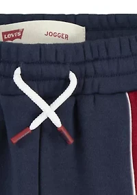 Boys 8-20 Logo Color Block Piped Joggers