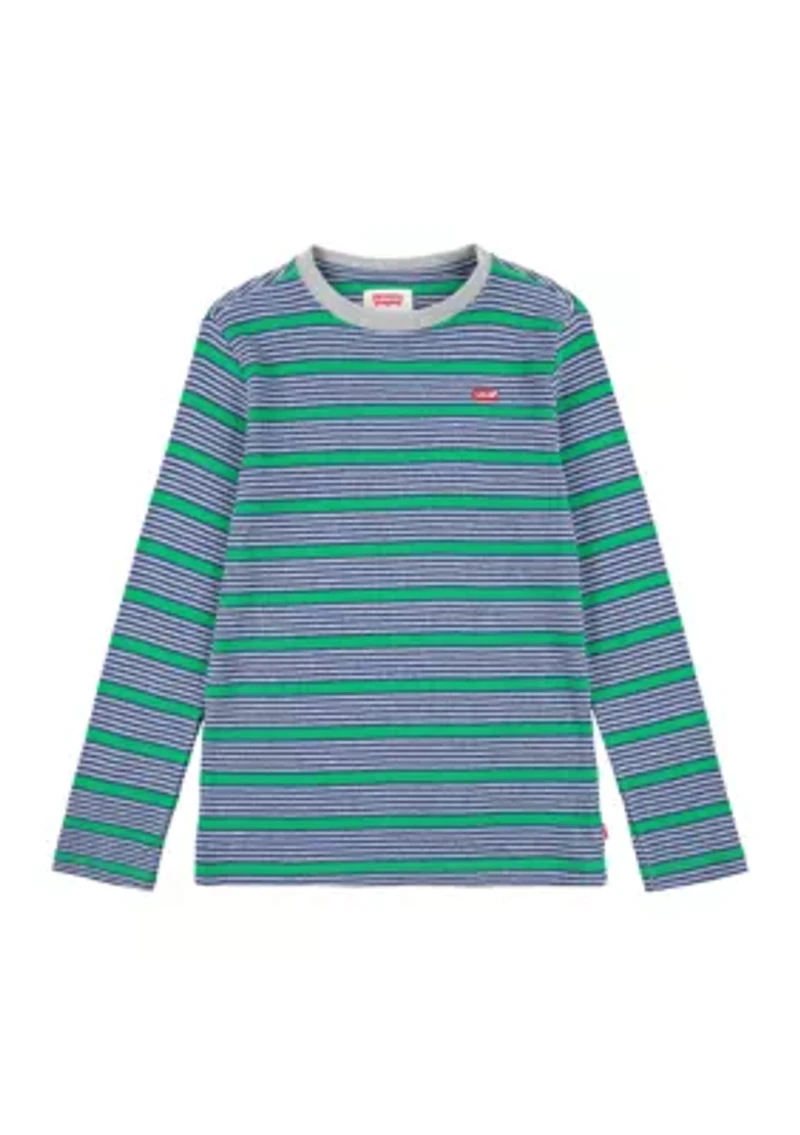Boys 8-20 Striped Thermal Long Sleeve T-Shirt
