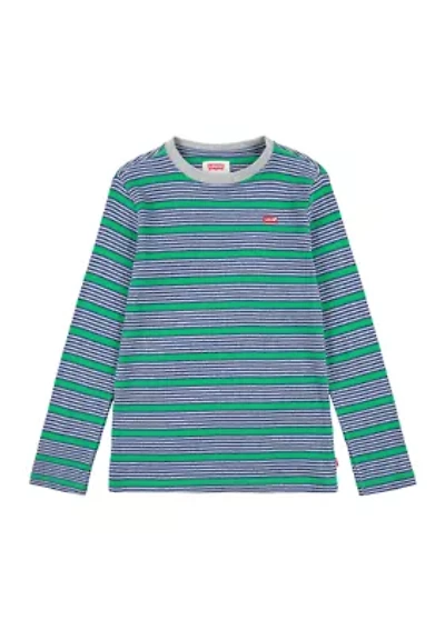 Boys 8-20 Striped Thermal Long Sleeve T-Shirt