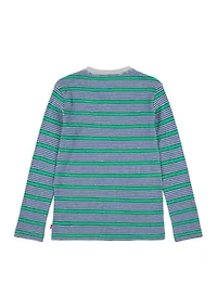 Boys 8-20 Striped Thermal Long Sleeve T-Shirt