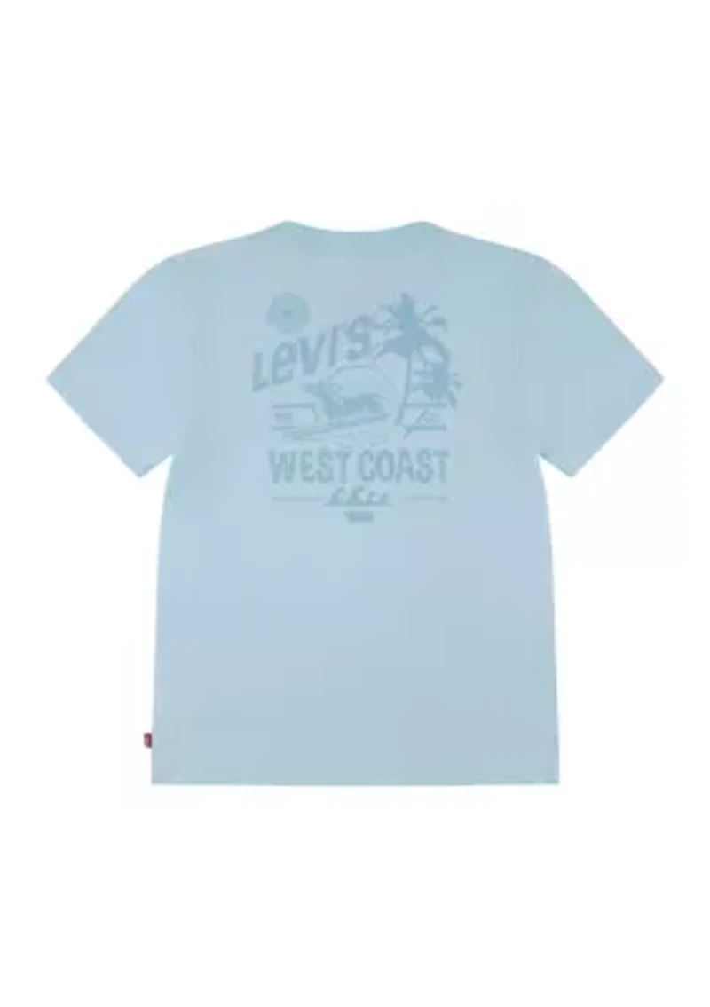 Boys 8-20 Surfing Daschund Graphic T-Shirt