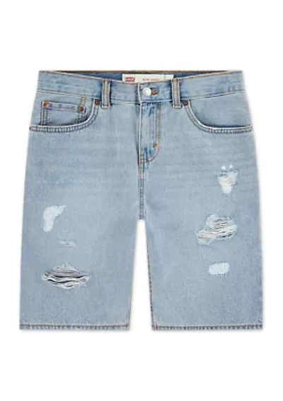 Boys 8-20 Destructed Slim Shorts