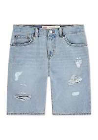 Boys 8-20 Destructed Slim Shorts