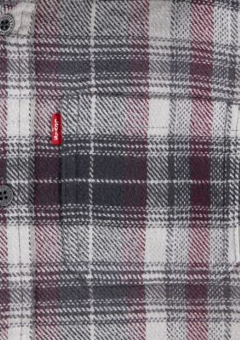 Boys 8-20 Hooded Flannel Shirt