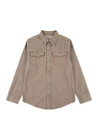 Boys 8-20 New Barstow Western Woven Shirt