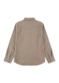 Boys 8-20 New Barstow Western Woven Shirt