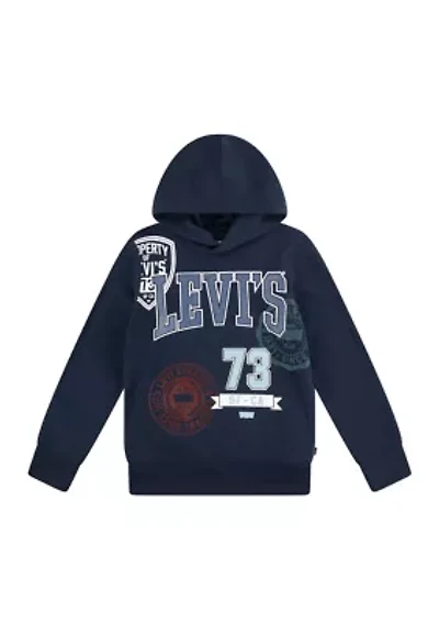 Boys 8-20 Prep Crest Hoodie