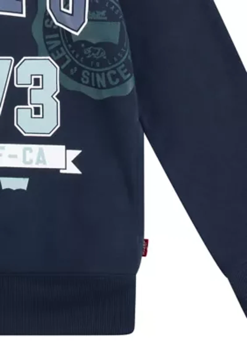 Boys 8-20 Prep Crest Hoodie
