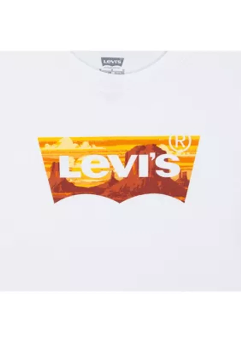Boys 8-20 Golden Glow Logo Graphic Batwing T-Shirt
