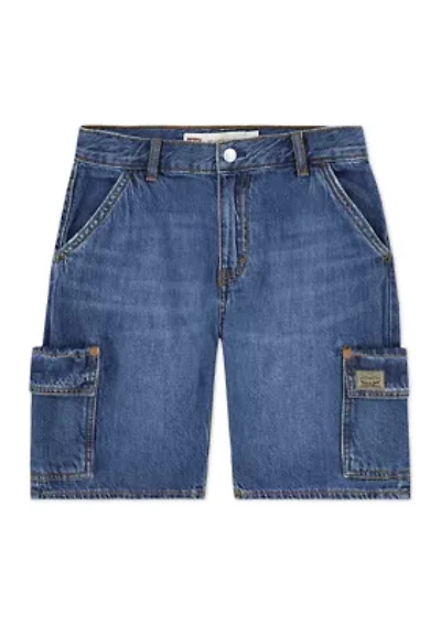 Boys 8-20 Denim Cargo Shorts