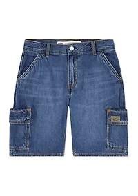 Boys 8-20 Denim Cargo Shorts