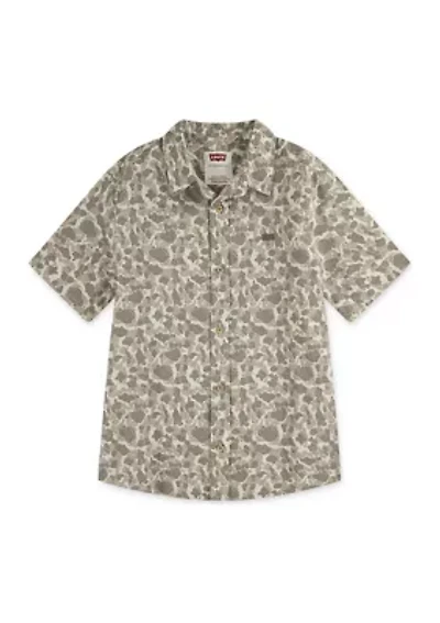 Boys 8-20 Short Sleeve Woven Shirt