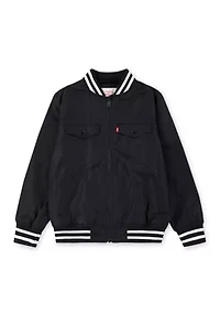 Boys 8-20 Short Sleeve Lined Bomber Jacket