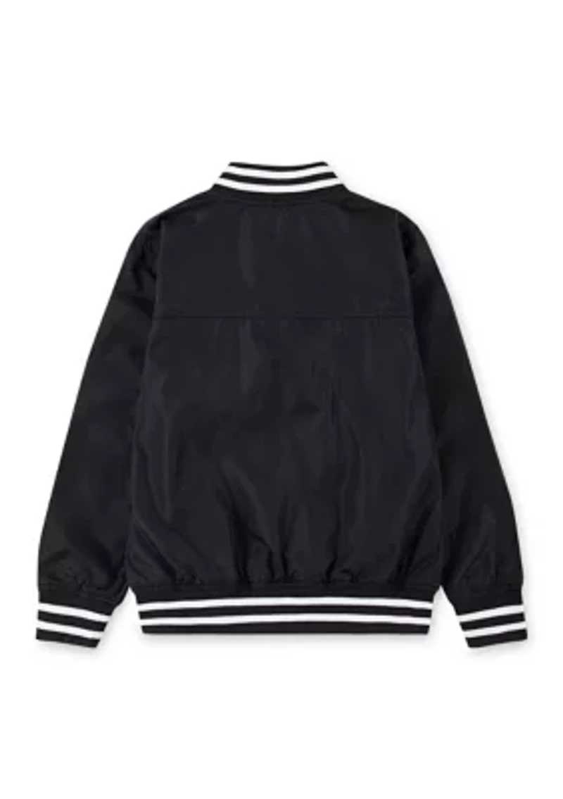 Boys 8-20 Short Sleeve Lined Bomber Jacket