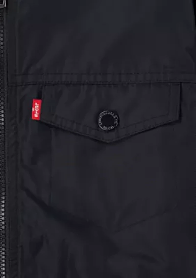 Boys 8-20 Short Sleeve Lined Bomber Jacket