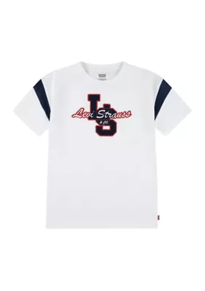 Boys 8-20 Collegiate Chest Logo Graphic T-Shirt