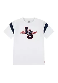 Boys 8-20 Collegiate Chest Logo Graphic T-Shirt