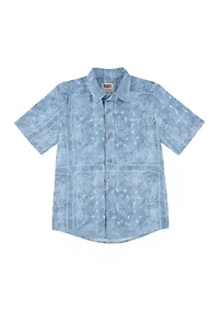 Boys 8-20 Jacquard  Woven Shirt