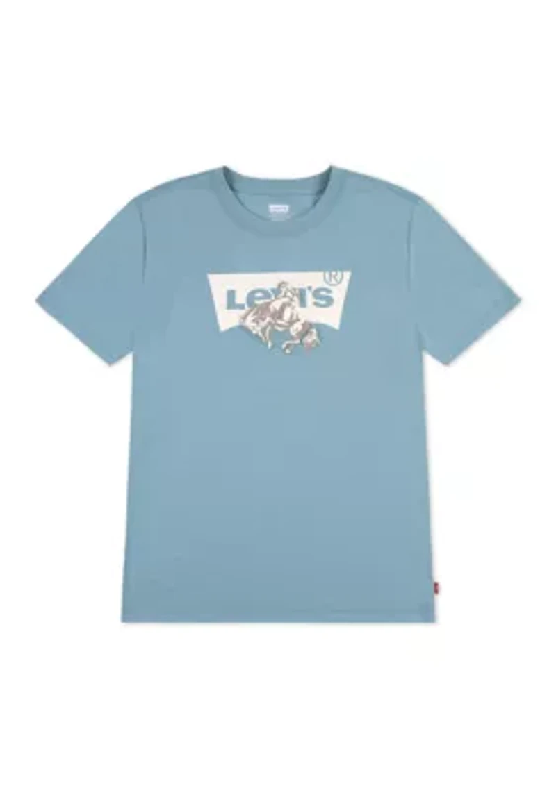 Boys 8-20 Bucking Batwing Short Sleeve Graphic T-Shirt