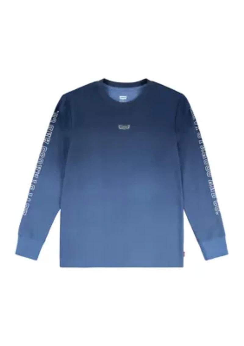 Boys 8-20 Ombré Metallic Logo Batwing T-Shirt