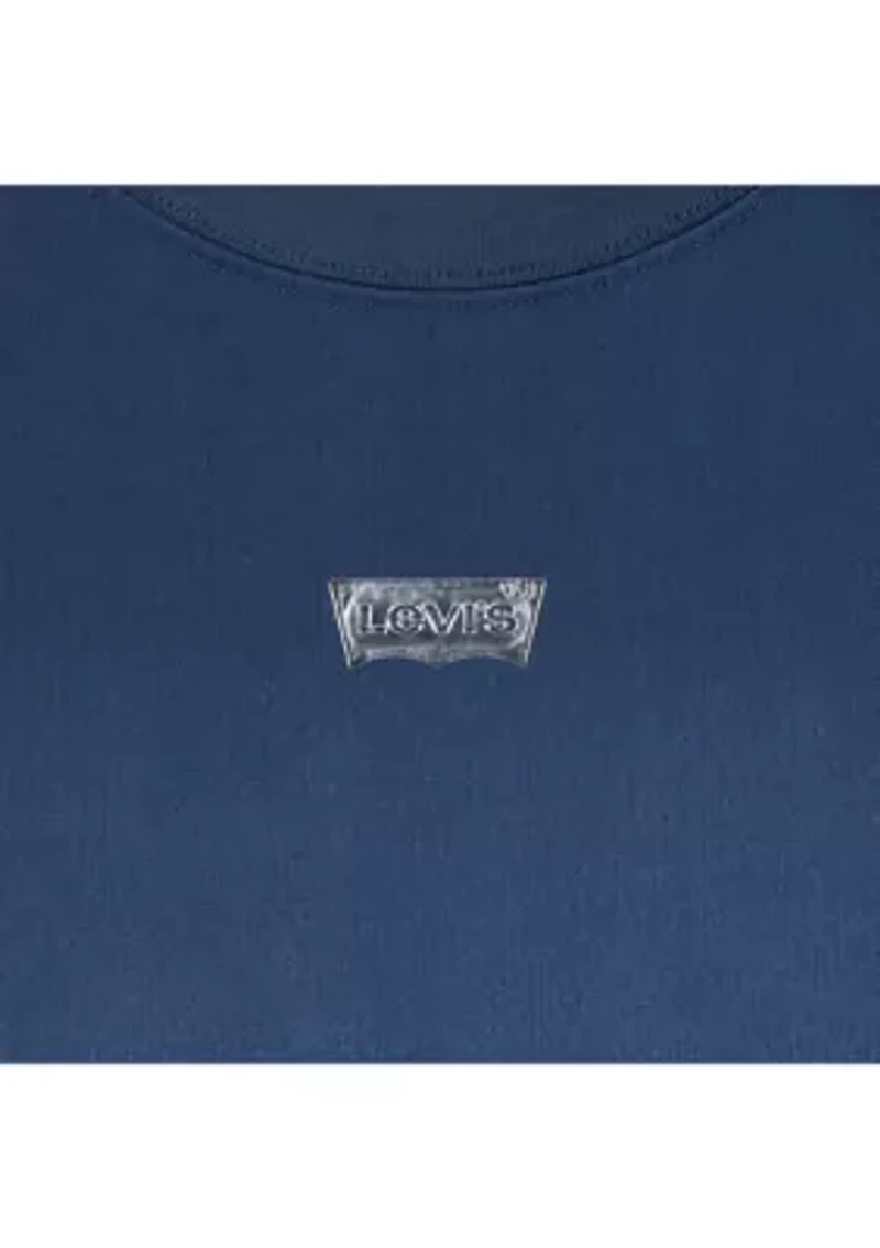 Boys 8-20 Ombré Metallic Logo Batwing T-Shirt