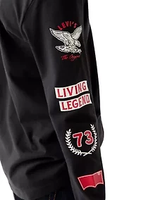 Boys 8-20 Racing Stripe Long Sleeve T-Shirt