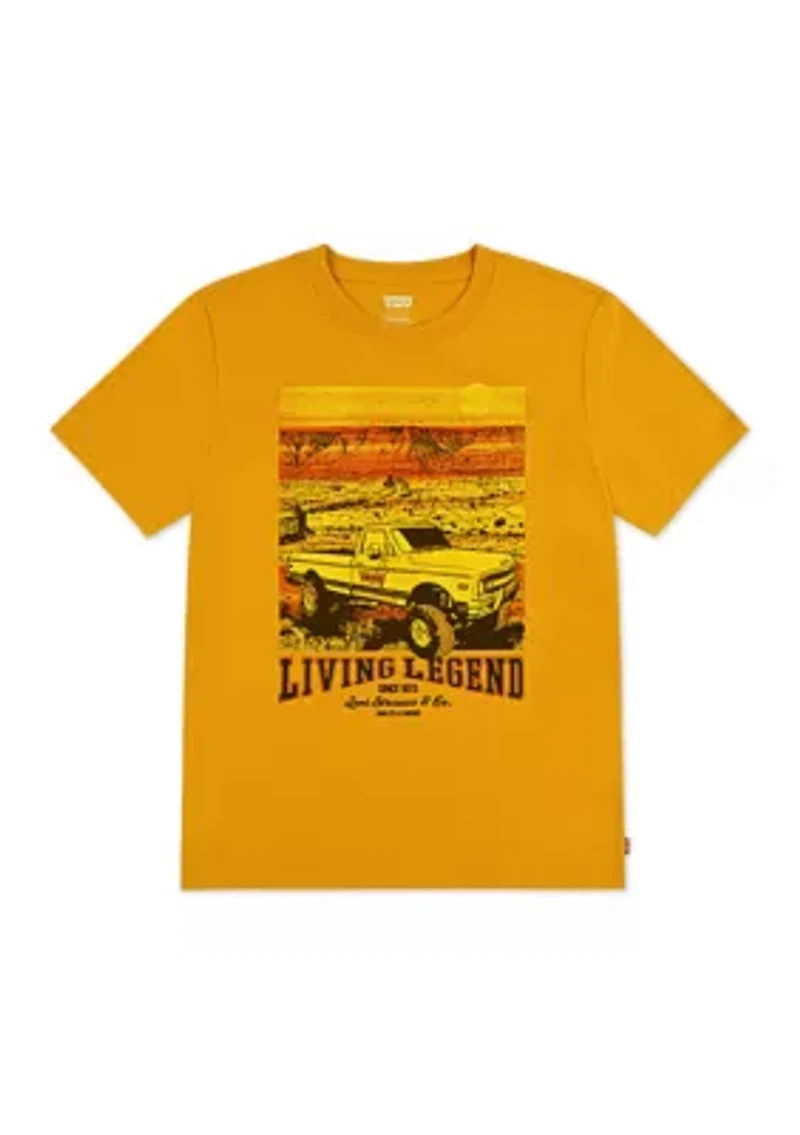Boys 8-20 Big Rig Short Sleeve Graphic T-Shirt