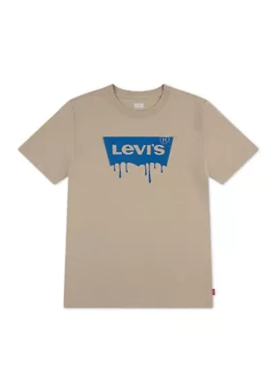 Boys 8-20 Long Sleeve Dipped Logo Graphic T-Shirt