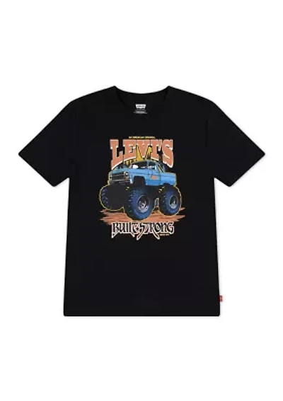 Boys 8-20 Short Sleeve Monster Truck Graphic T-Shirt