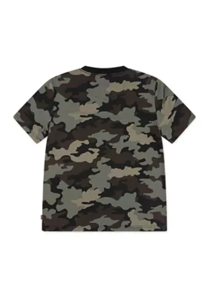 Boys 4-7 Short Sleeve Camouflage T-Shirt