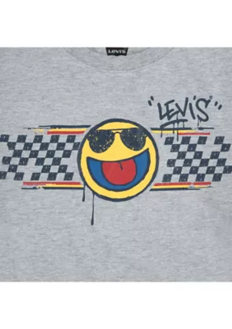 Boys 8-20 Smiley Racing Twofer Long Sleeve T-Shirt