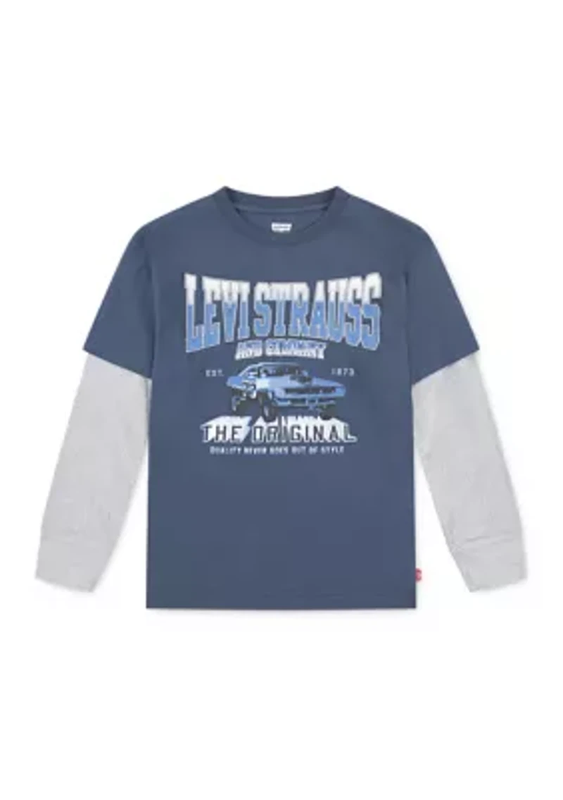 Boys 8-20 Muscle Car 2Fer Graphic T-Shirt