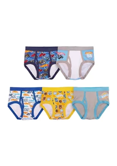 Boys 4-7 Cotton Underwear - 5 Pack