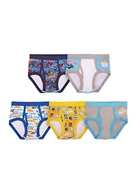 Boys 4-7 Cotton Underwear - 5 Pack