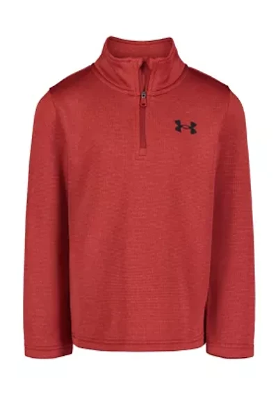 Boys 4-7 Sweater Knit Fleece Zip Pullover