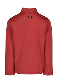 Boys 4-7 Sweater Knit Fleece Zip Pullover