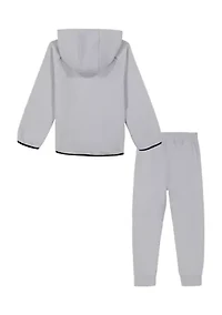 Boys 4-7 Unstoppable Knit Full Zip Hoodie and Joggers Set