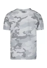 Boys 4-7 Allover Print Tech Short Sleeve Graphic T-Shirt