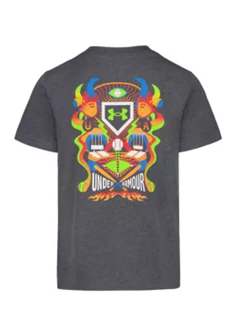 Boys 4-7 Baseball Outer Limit Short Sleeve Graphic T-Shirt