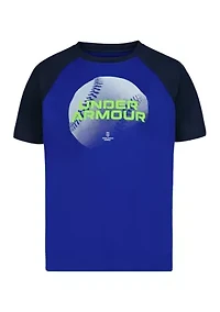 Little Kids 4-5 Short Sleeve Baseball Graphic T-Shirt