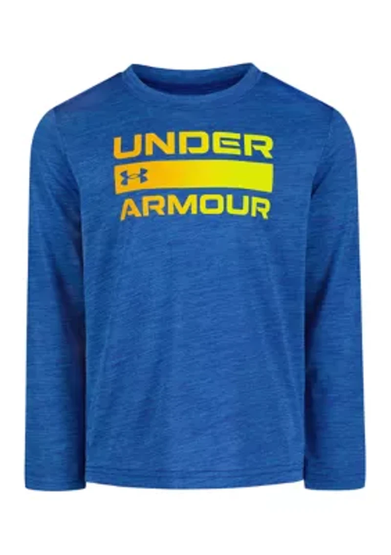 Boys 4-7 Long Sleeve UA Logo Graphic T-Shirt