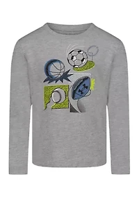 Boys 4-7 Long Sleeve Multi Sport Graphic T-Shirt